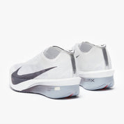 Women's Zoomx Vaporfly Next Shoe In White/gridiron-Obsidian Mist