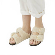 Women's Arizona Big Buckle Sandal In Eggshell