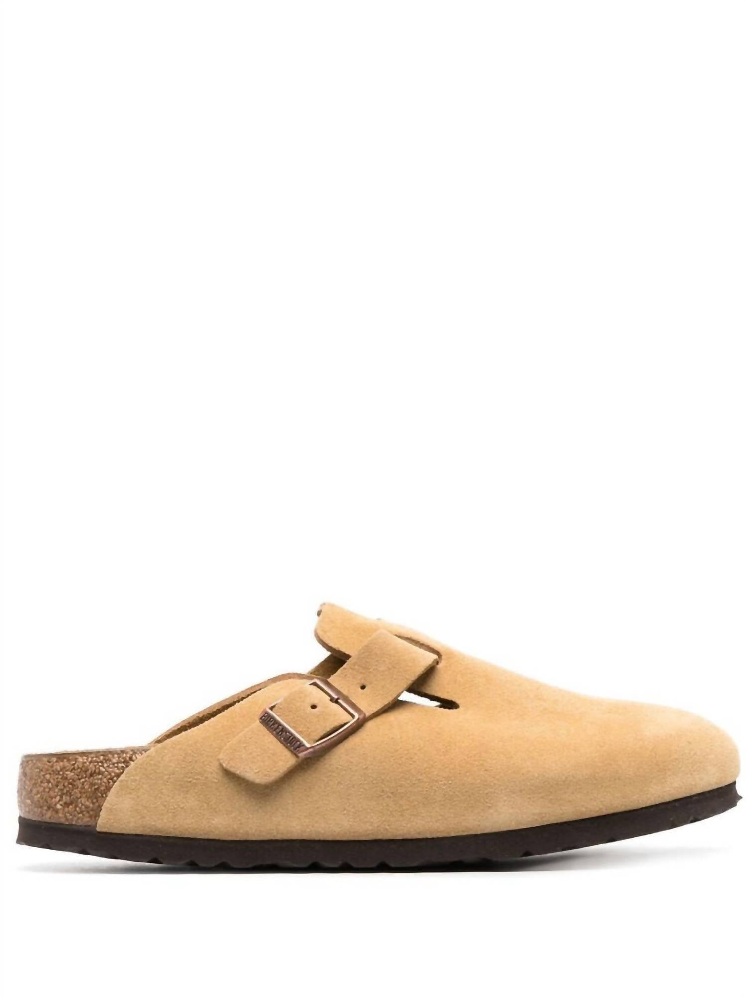 Women's Boston Clog In Latte Cream