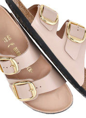 Beige Arizona Large Buckle Sandals