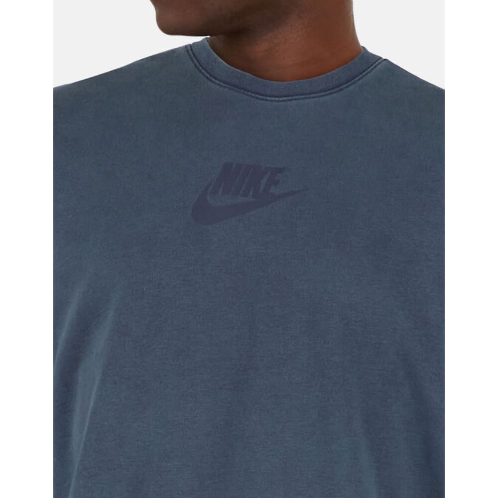Men's Nike Sportswear Essentials+ French Terry Crew Sweatshirt Blue DD4664-437