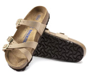 Women's Franca Leather Soft Footbed Sandals In Beige