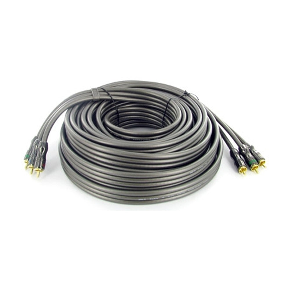 10m Ugly Premium Component RGB Video Cable 3 RCA 75 Ohm Shielded OFC Gold Plated