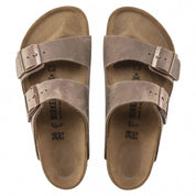 Unisex Arizona Sandal In Brown Oil Leather