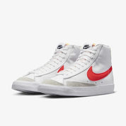 Men's Nike Blazer Mid '77 Vintage BQ6806-122 Sneakers White Red Lifestyle Shoes