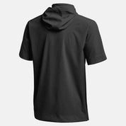 Men's Short-Sleeve Lightweight Coaches Jacket In Black/white/white