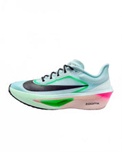 Women's Zoom Fly 6 Road Racing Shoes In Glacier Ice Hyper Pink Green Shock Black