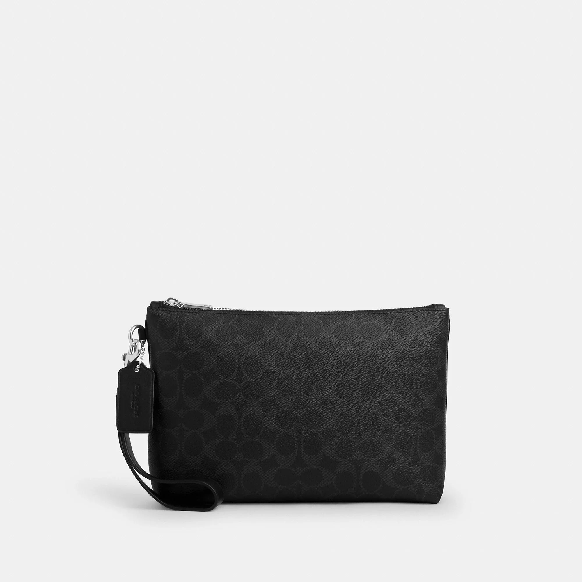 Coach Outlet Pouch In Signature Canvas