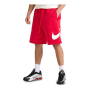 Men's Nike Club Fleece Swoosh - University Red & White
