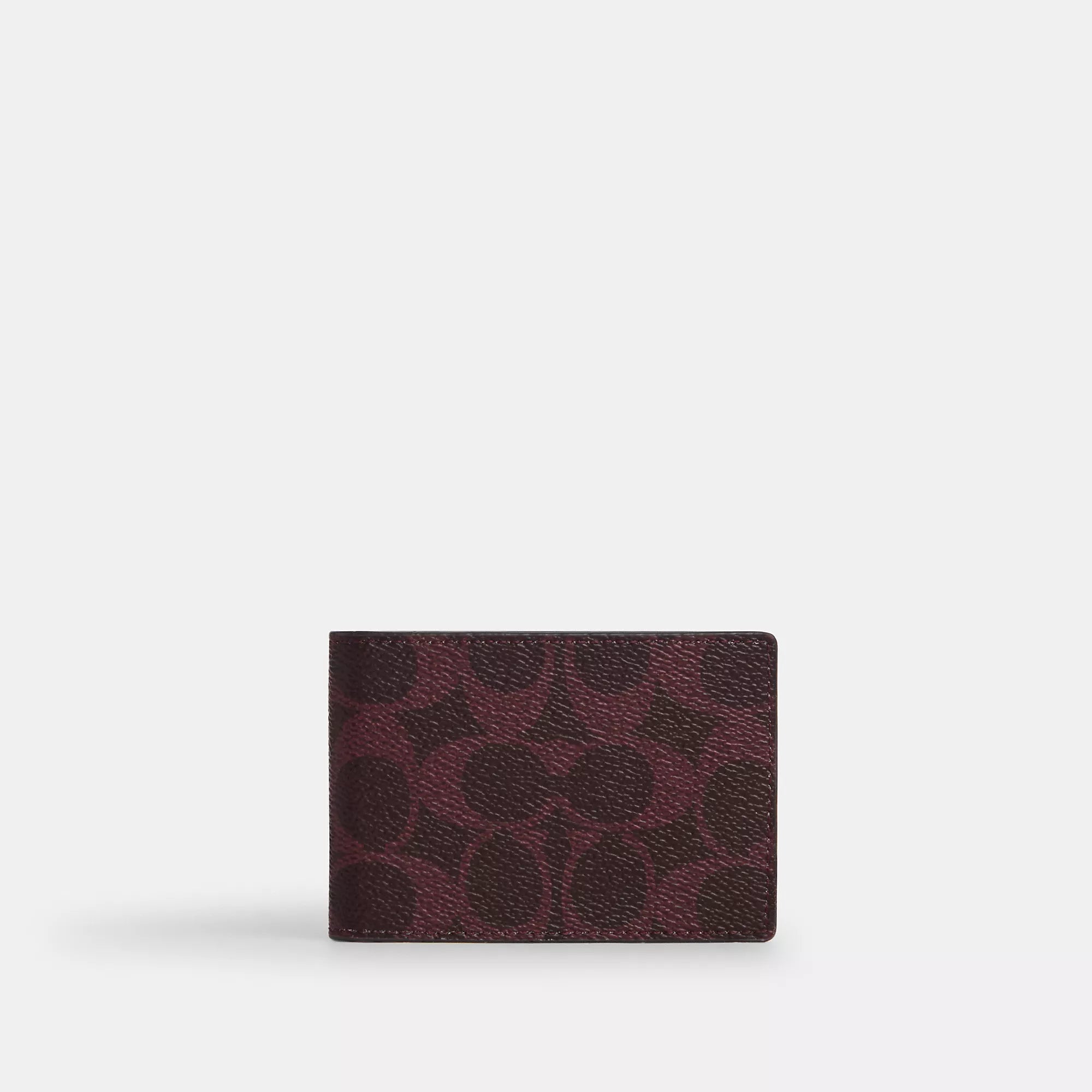 Coach Outlet Compact Billfold Wallet In Signature Canvas
