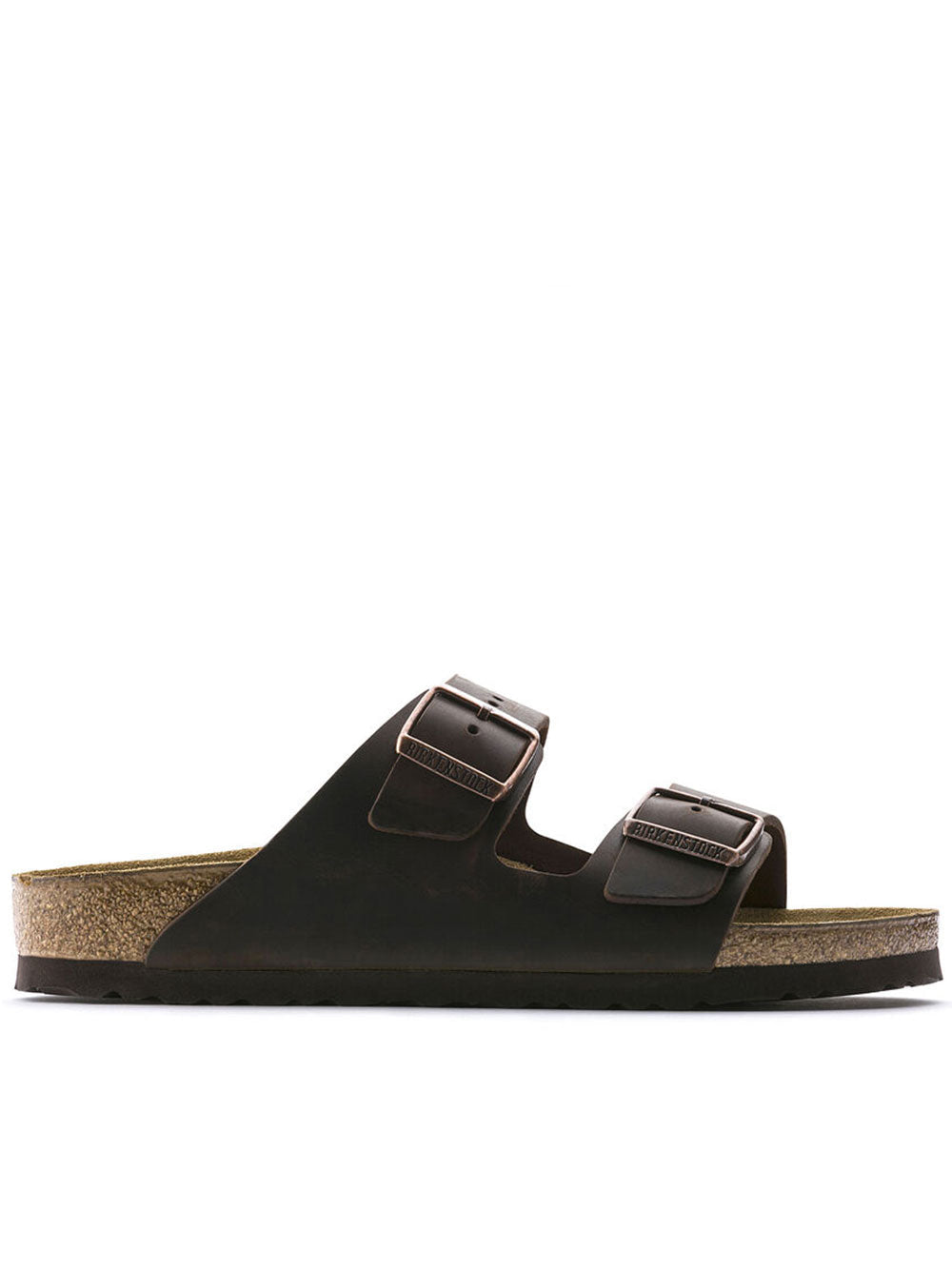 Arizona Brown Leather Open Toe Sandals