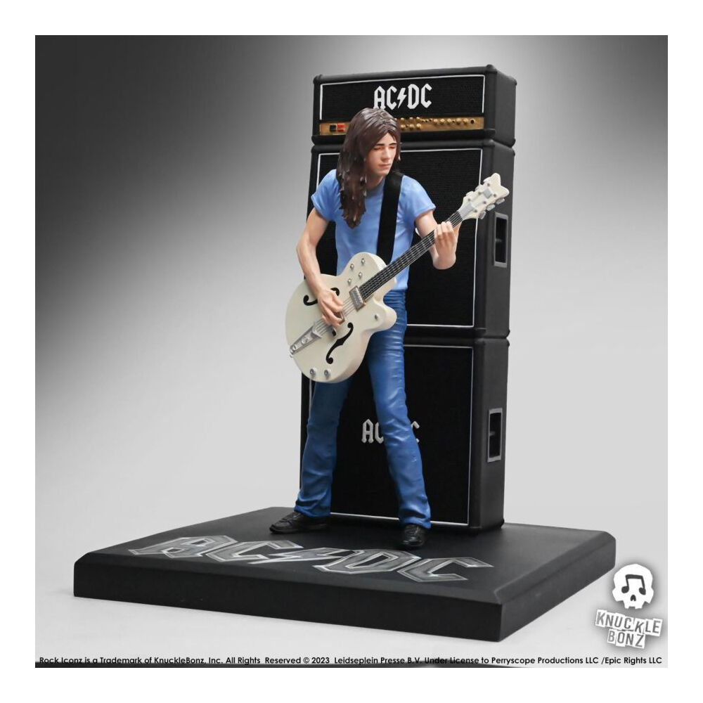 AC/DC Angus & Malcolm Young Rock Iconz 1:9 Statue Collectable 2-Pieces