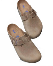 Men's Boston Oiled Leather Soft Footbed Clogs