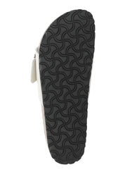 Ivory Madrid Big Buckle Leather Sandals