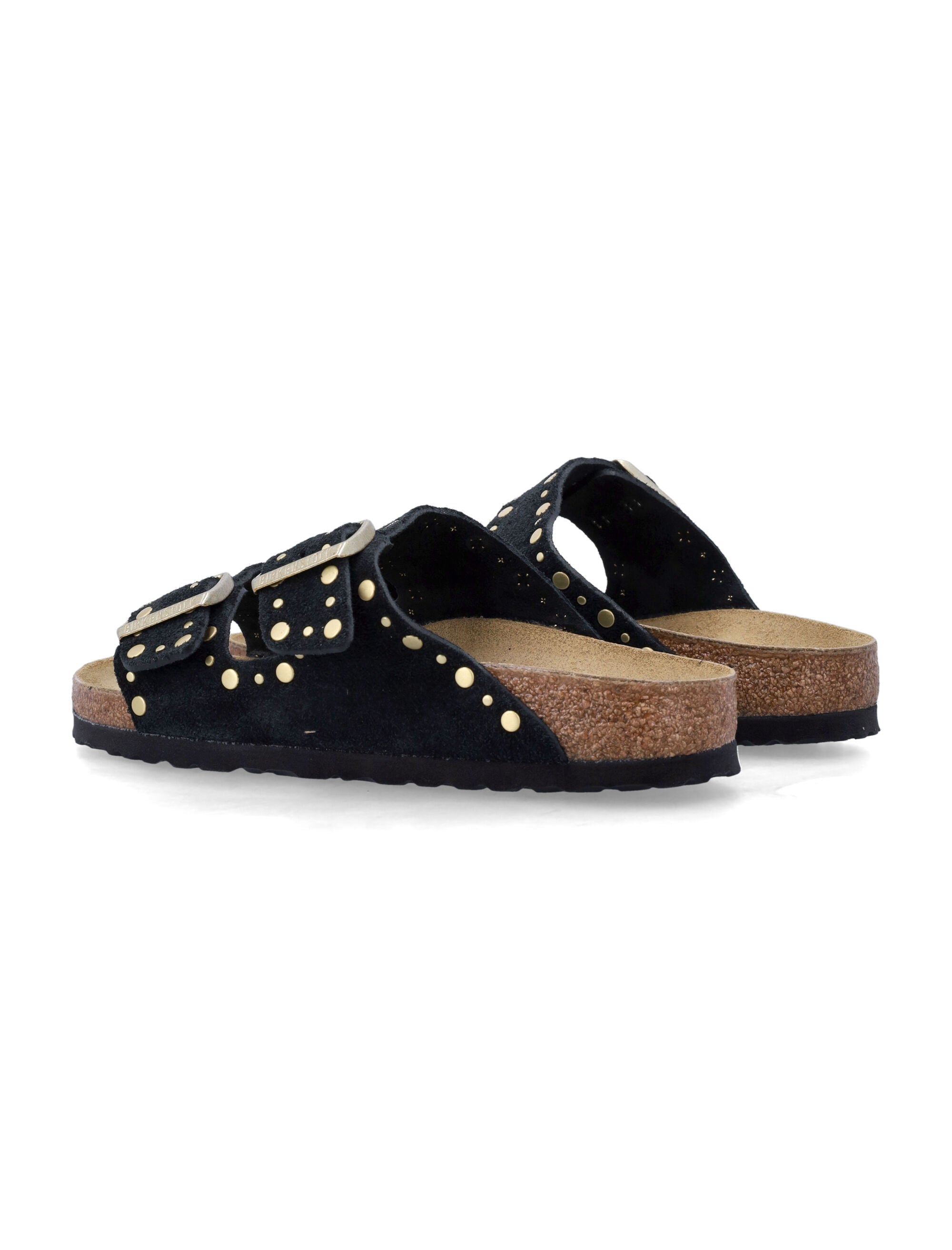 Arizona Rivet Suede Micro Stud Sandals