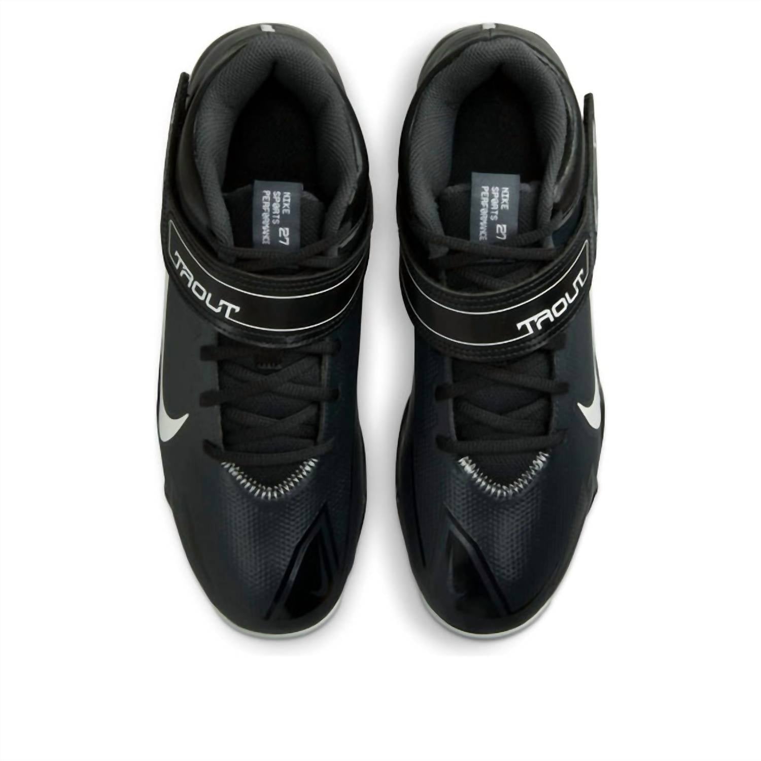 Men's Force Trout 8 Keystone Sneakers In Black/white/dark Smoke Grey