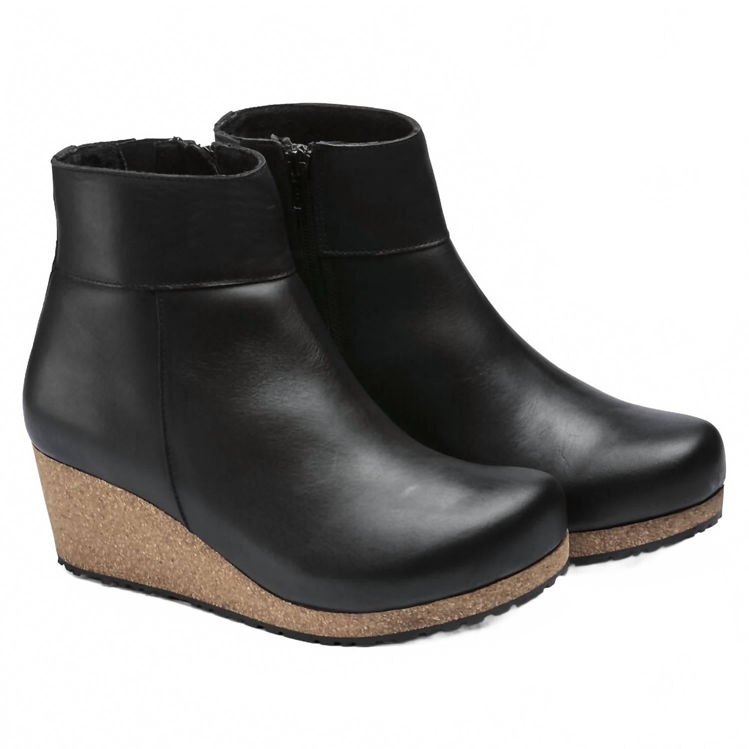 Women's Ebba Wedge Ankle Boot In Black