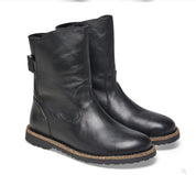 Women's Uppsala Shearling Leather Boots In Black