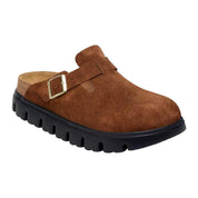 Women's Birkenstock Boston Pap Chunky Dark Tea / Black 1028402