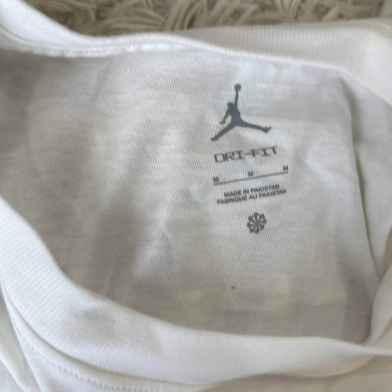 Jordan Sport Dri Fit T Shirt In White