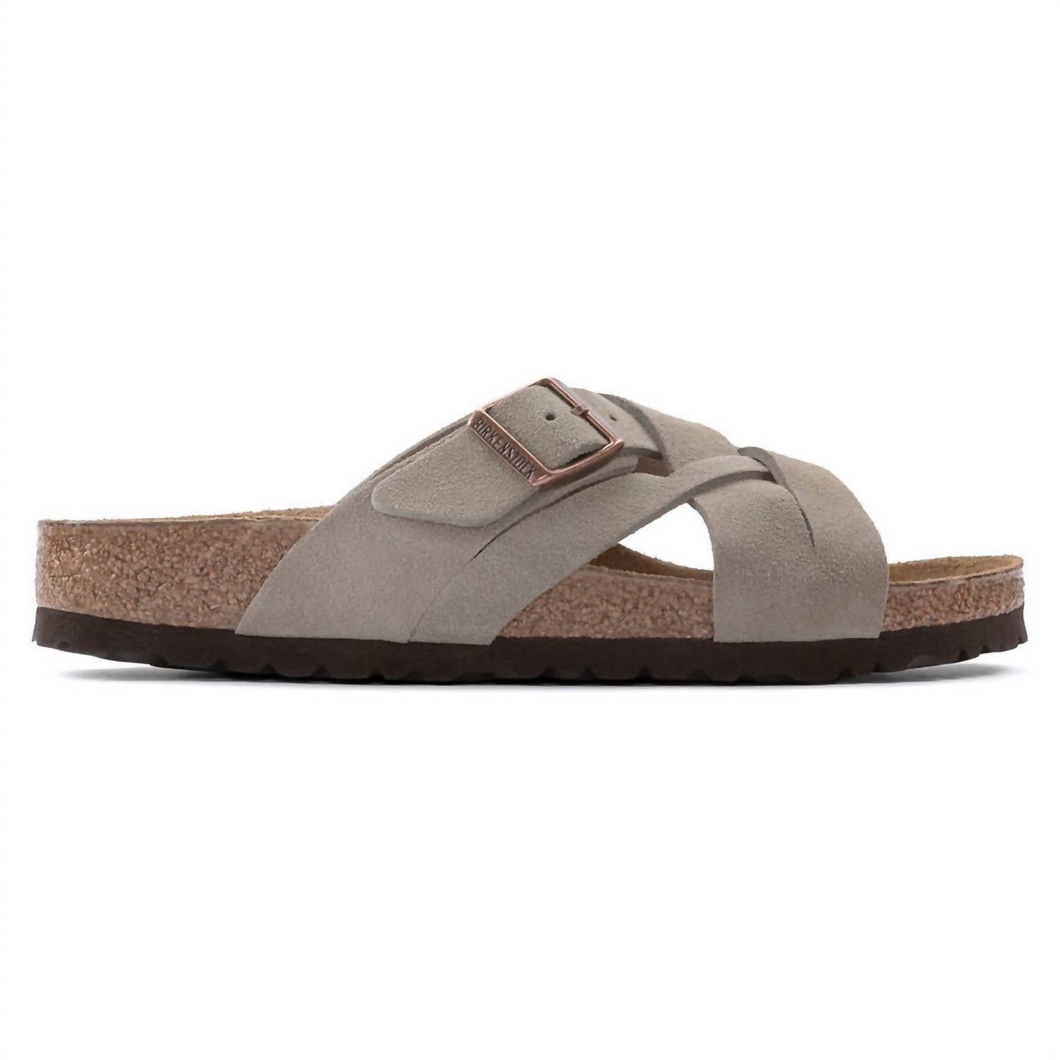 Women's Lugano Woven Slide Sandal In Taupe
