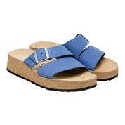Birkenstock Almina Platform Sandal Elemental Blue  1026931 Women's