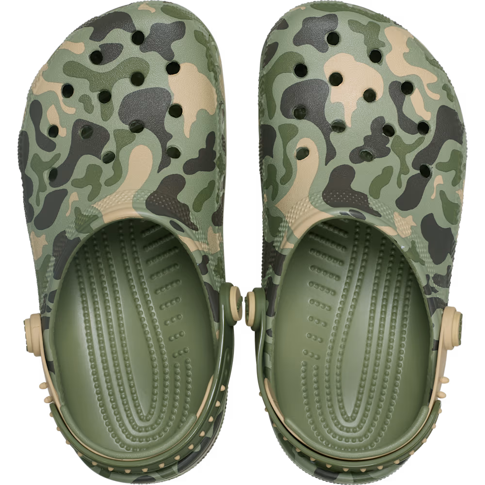 Crocs Classic Snap Backstrap Camo Kid's Clog