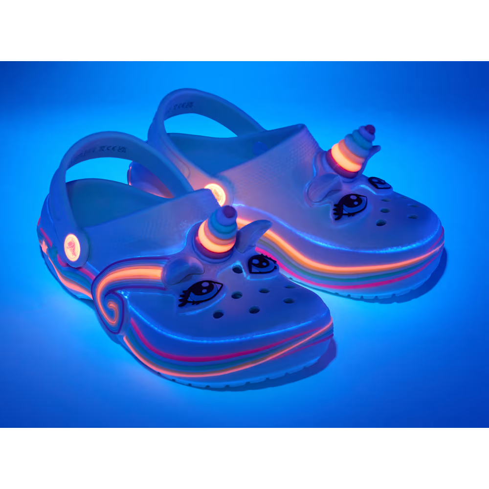 Crocs Classic I AM Unicorn Lights Big Kid's Clog