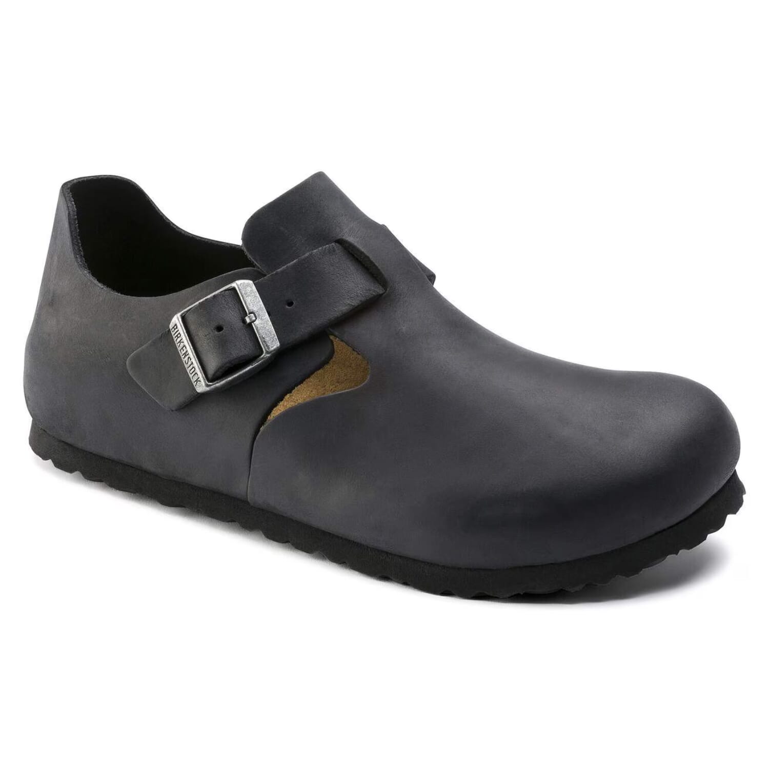 Birkenstock London BS Black Oiled Leather  166541 Men's Size 8