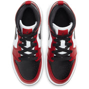 Little Kid's Air Jordan 1 Mid Black/Black-gym Red 640734-069
