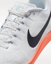 Unisex Zoom Rival Distance Track Shoes In White/obsidian-Bright Crimson