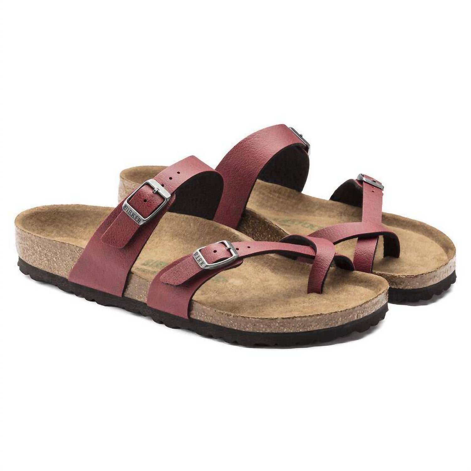 Women's Mayari Vegan Pull Up Sandal In Bordeaux