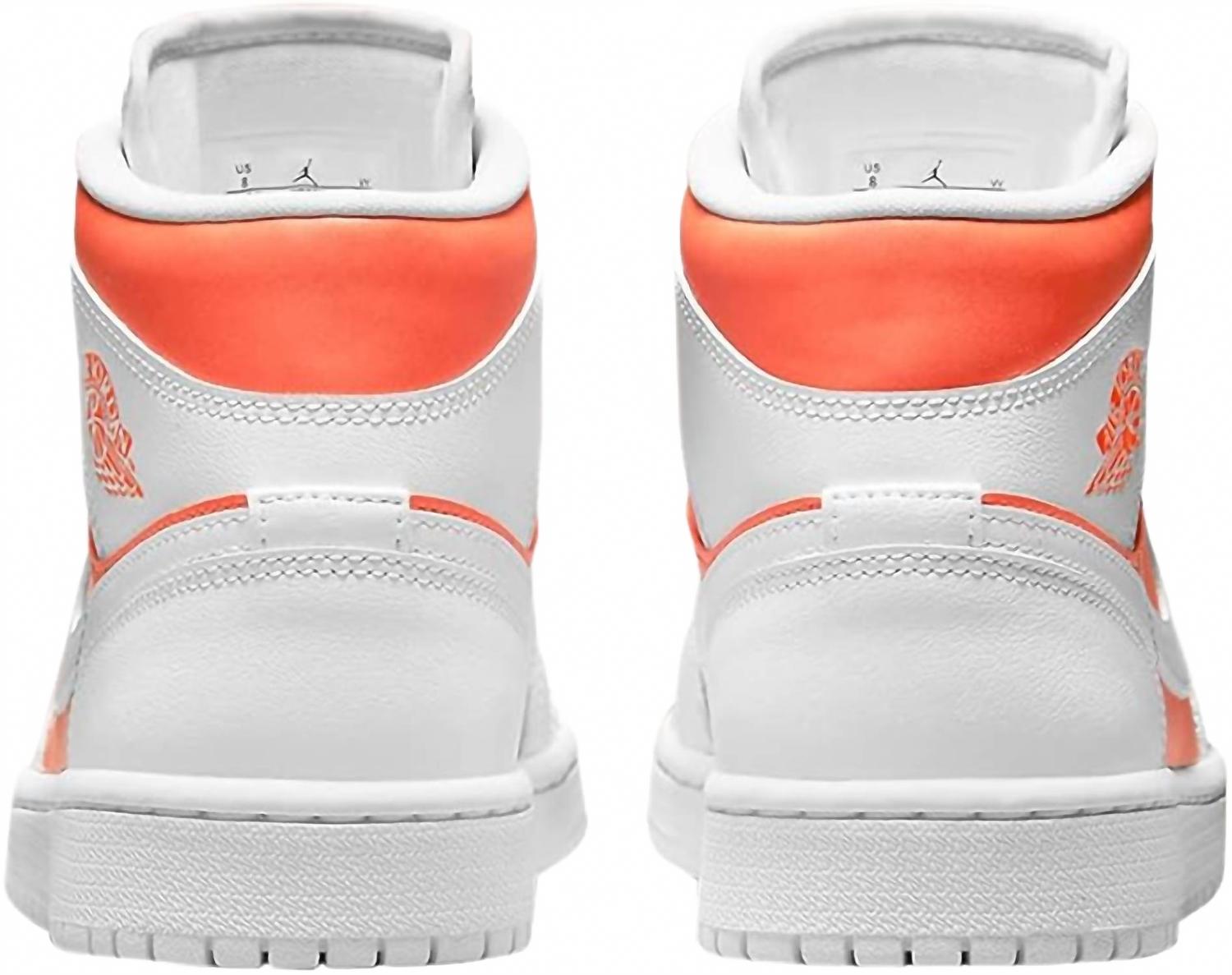Women's Air Jordan 1 Mid Se Shoes In Bright Citrus
