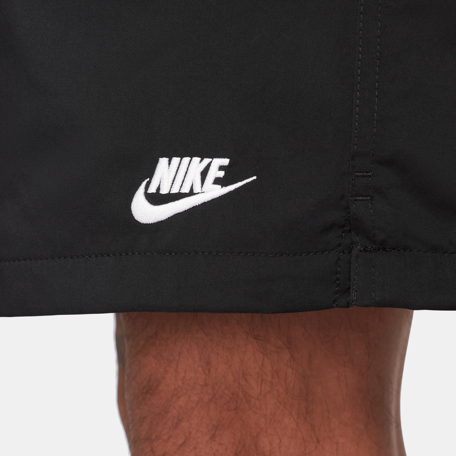 Men's Club Woven Flow Shorts In Black/white
