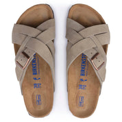 Women's Lugano Woven Slide Sandal In Taupe