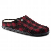 Women's Zermatt Shearling Shoes - Narrow Width In Plaid Red