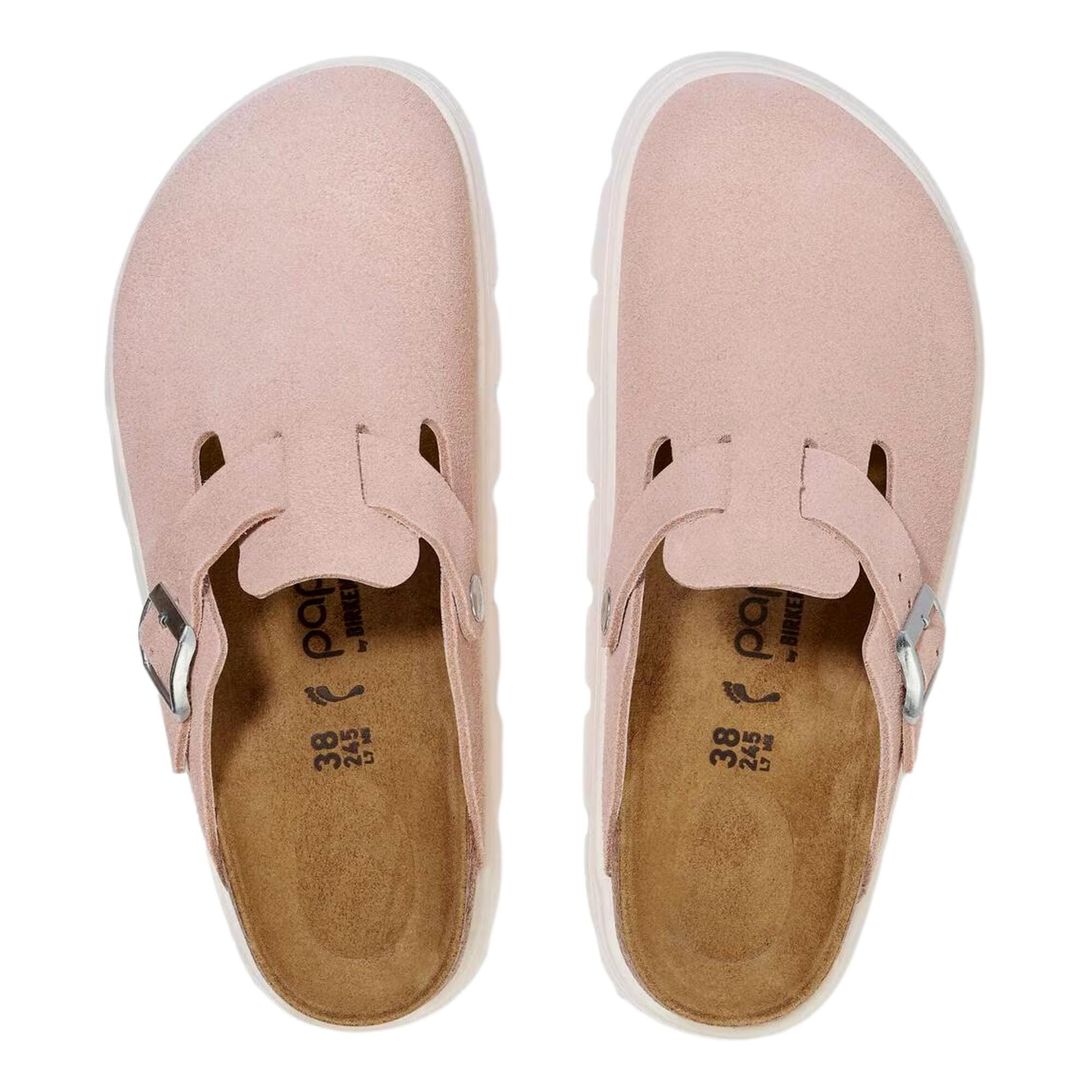 Birkenstock Boston Pap Chunky Light Rose  1029125 Women's