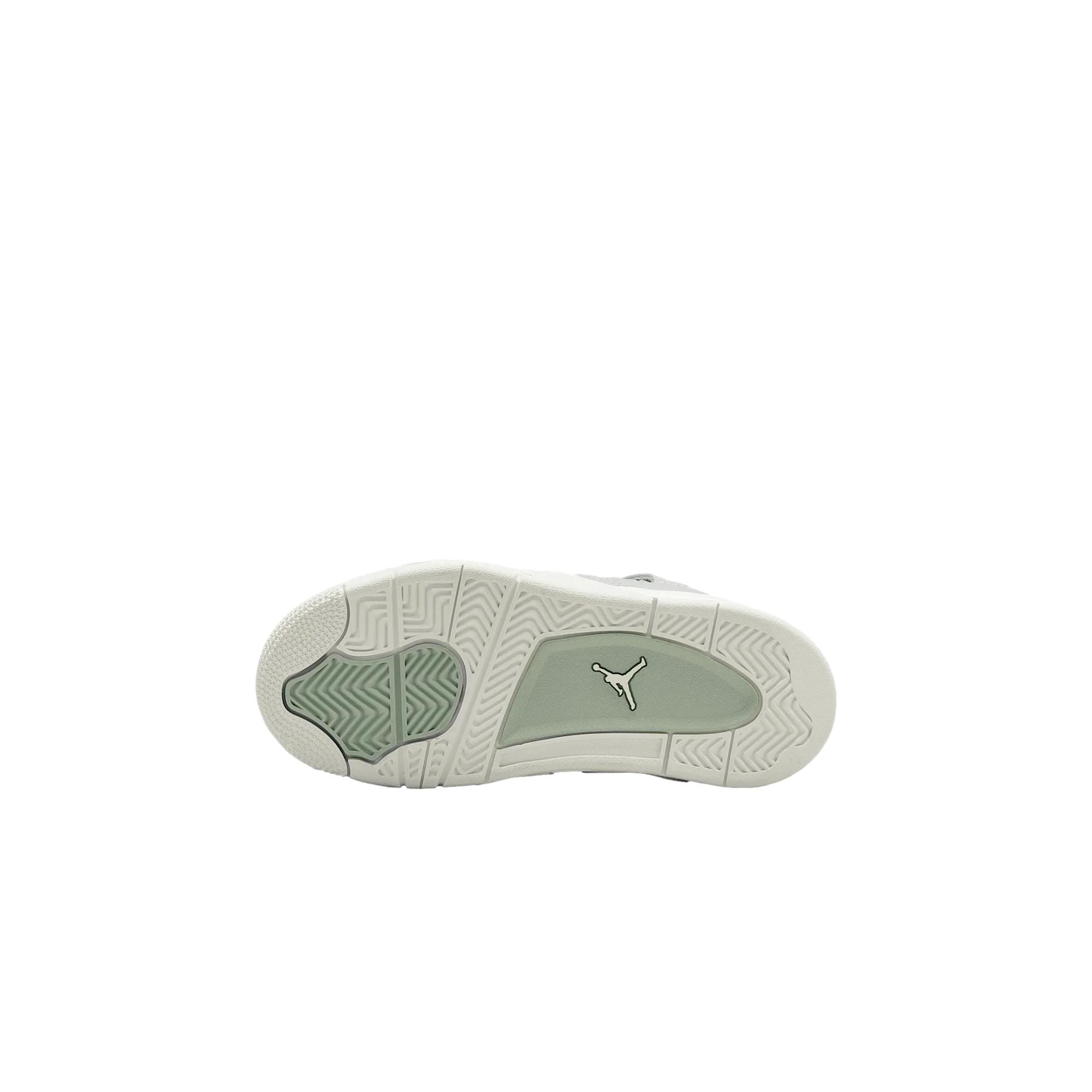 Pre-School Nike Jordan 4 Retro Seafoam/Sail-Metallic Silver HV4385-003