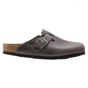 Women's Boston Soft Footbed Leather Clog In Iron