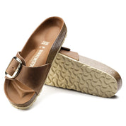 Unisex Birkenstock Madrid Big Buckle 1006525 Sandals Cognac Slide GAL1709