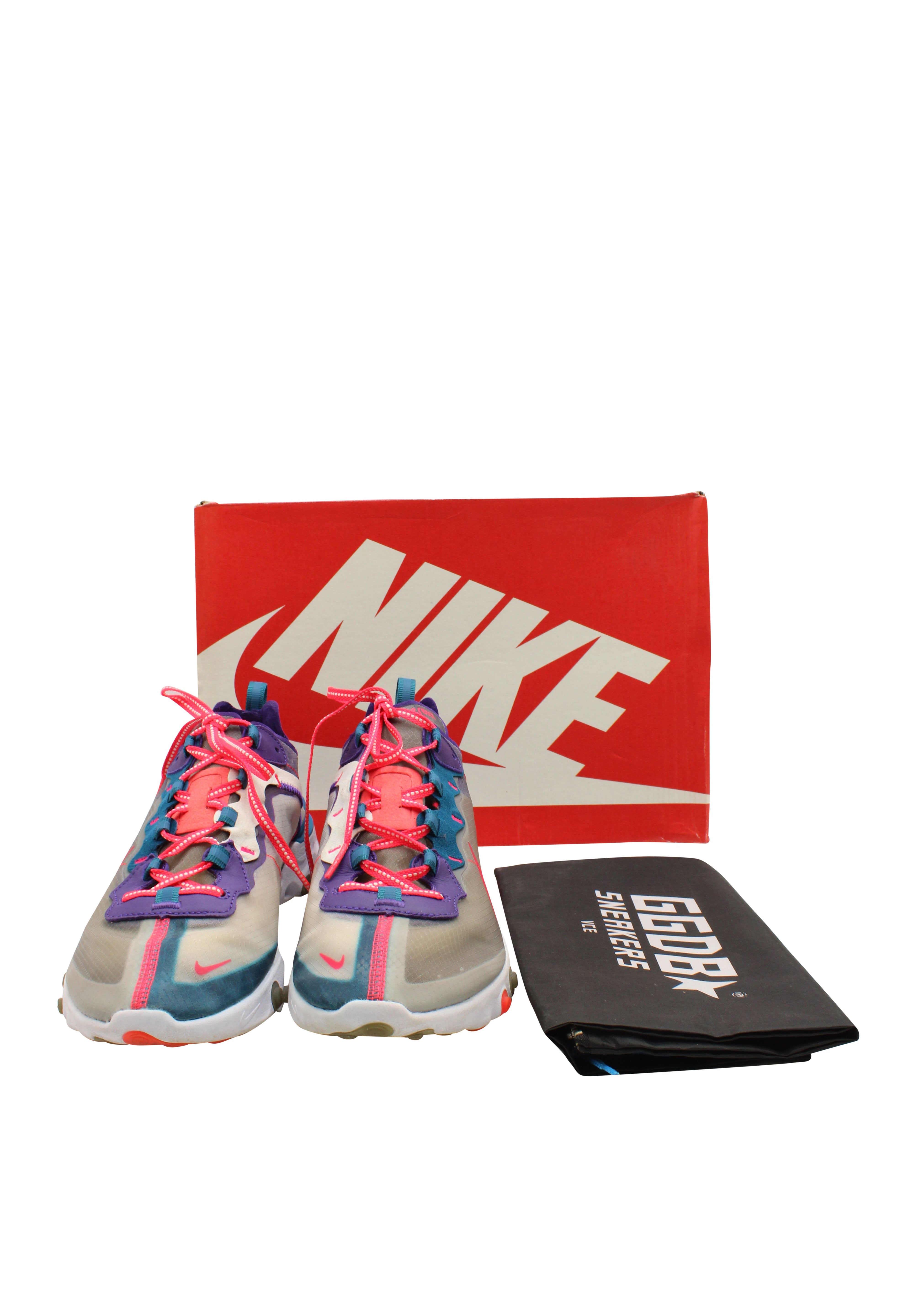 Nike React Element 87 Sneakers in Red Orbit Synthetic