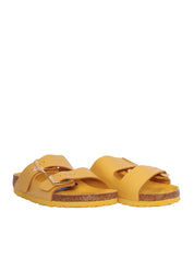 Ochre Arizona Natural Leather Slide Sandal