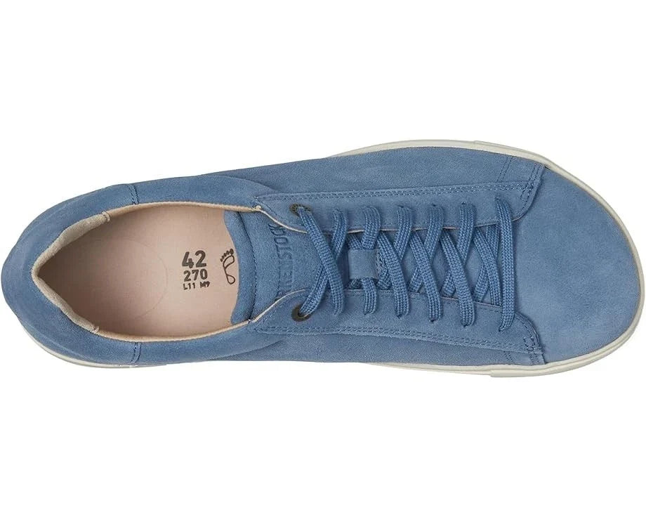 Men's Birkenstock Bend Sneakers Elemental Blue Suede Round Toe Shoes ZOGG2273