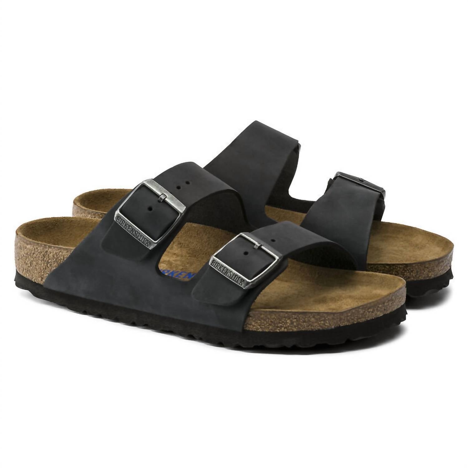 Women's Arizona Leather Sandal In Black