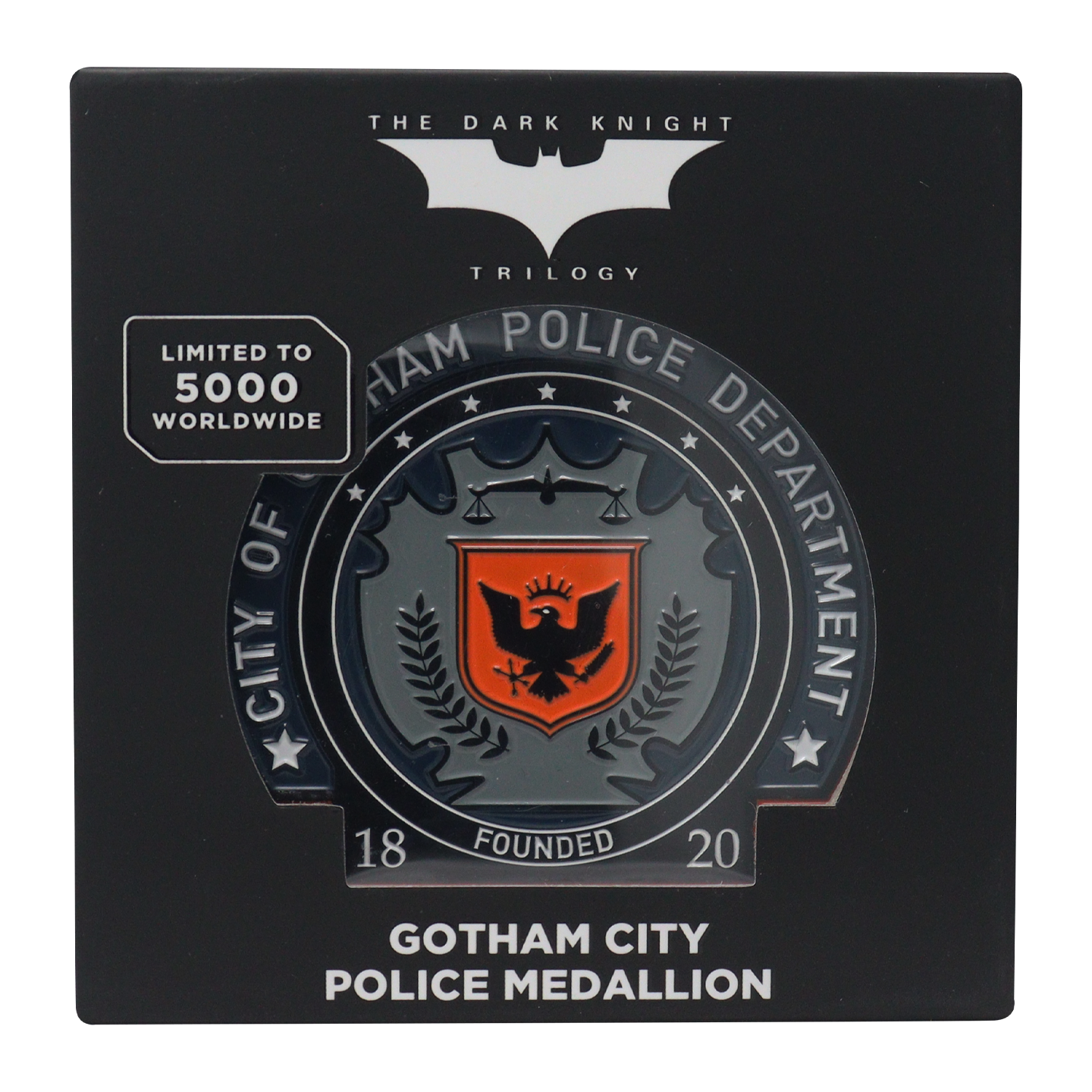 Fanattik DC The Dark Knight Limited Edition Gotham City Police Badge Medallion