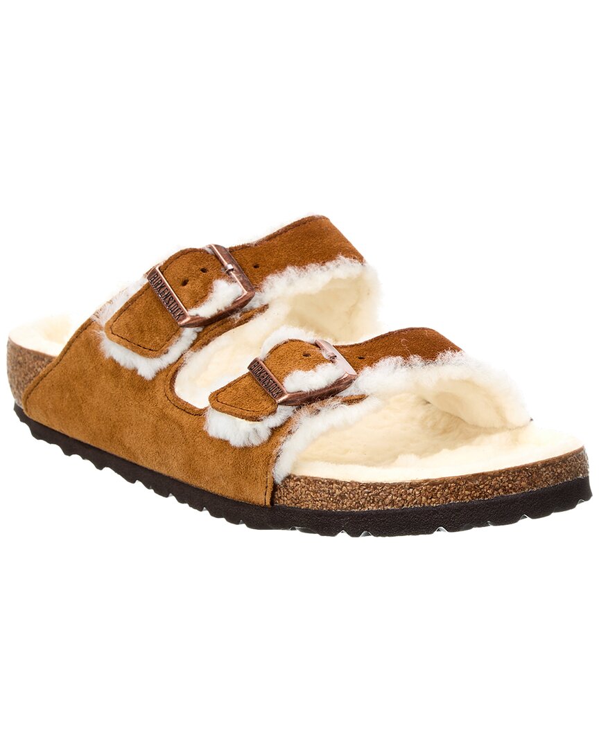 Birkenstock Women's Arizona Shearling Narrow Sandal