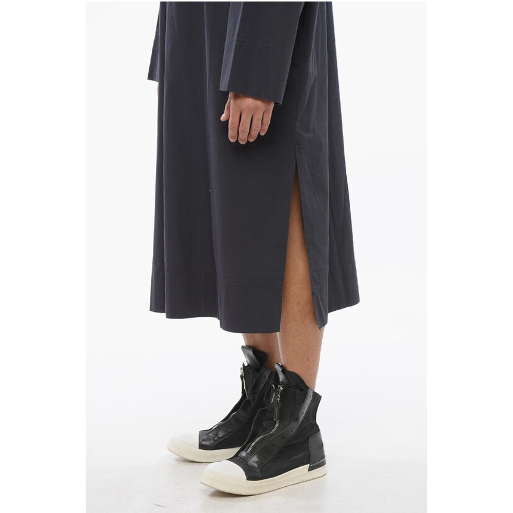 Birkenstock TEKLA Cotton Poplin Maxi Shirt with Side Men's Splits