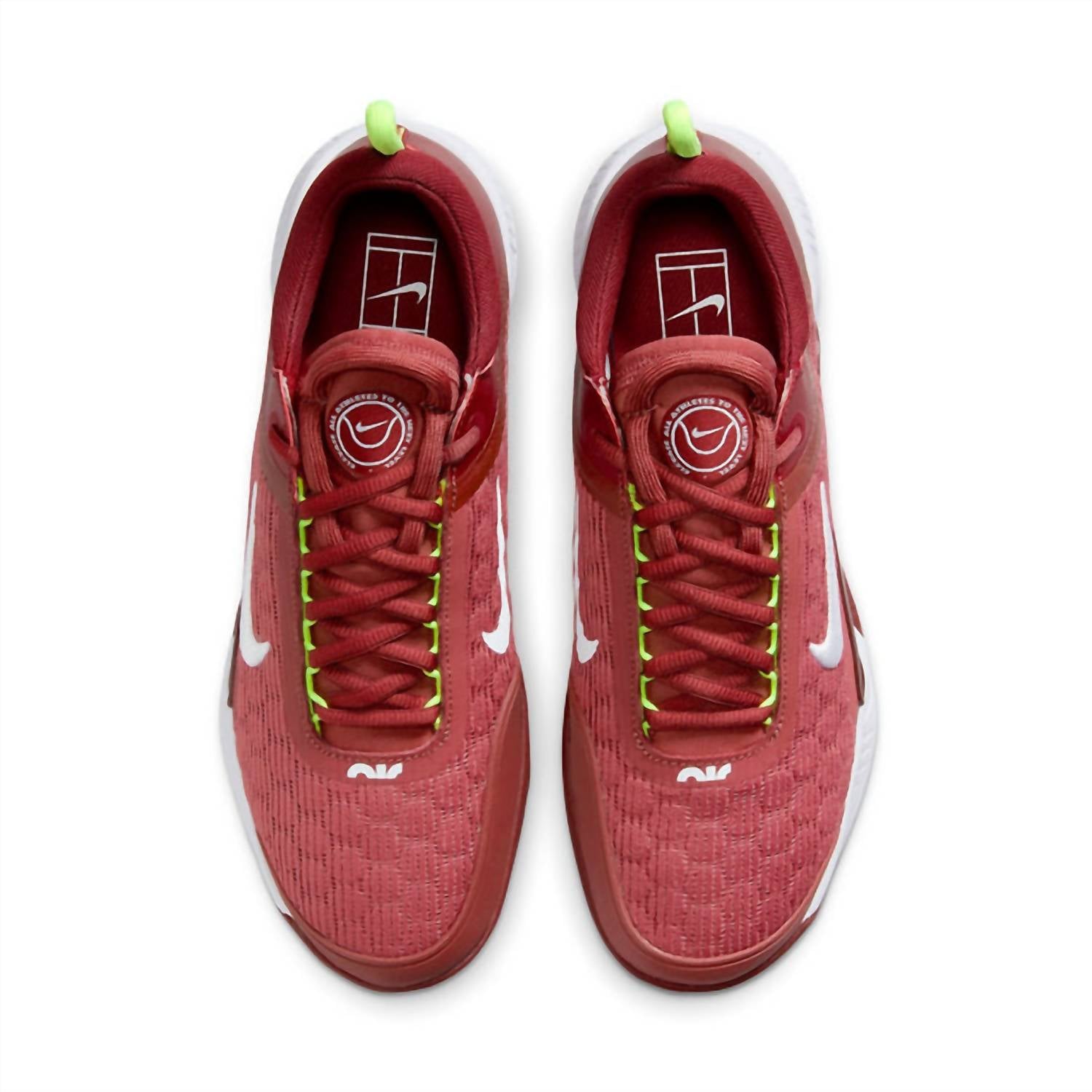 Men's Zoom Court Nxt Shoe In Cedar/team Red