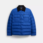 Coach Outlet Lightweight Shirt Down Jacket In Recycled Polyester