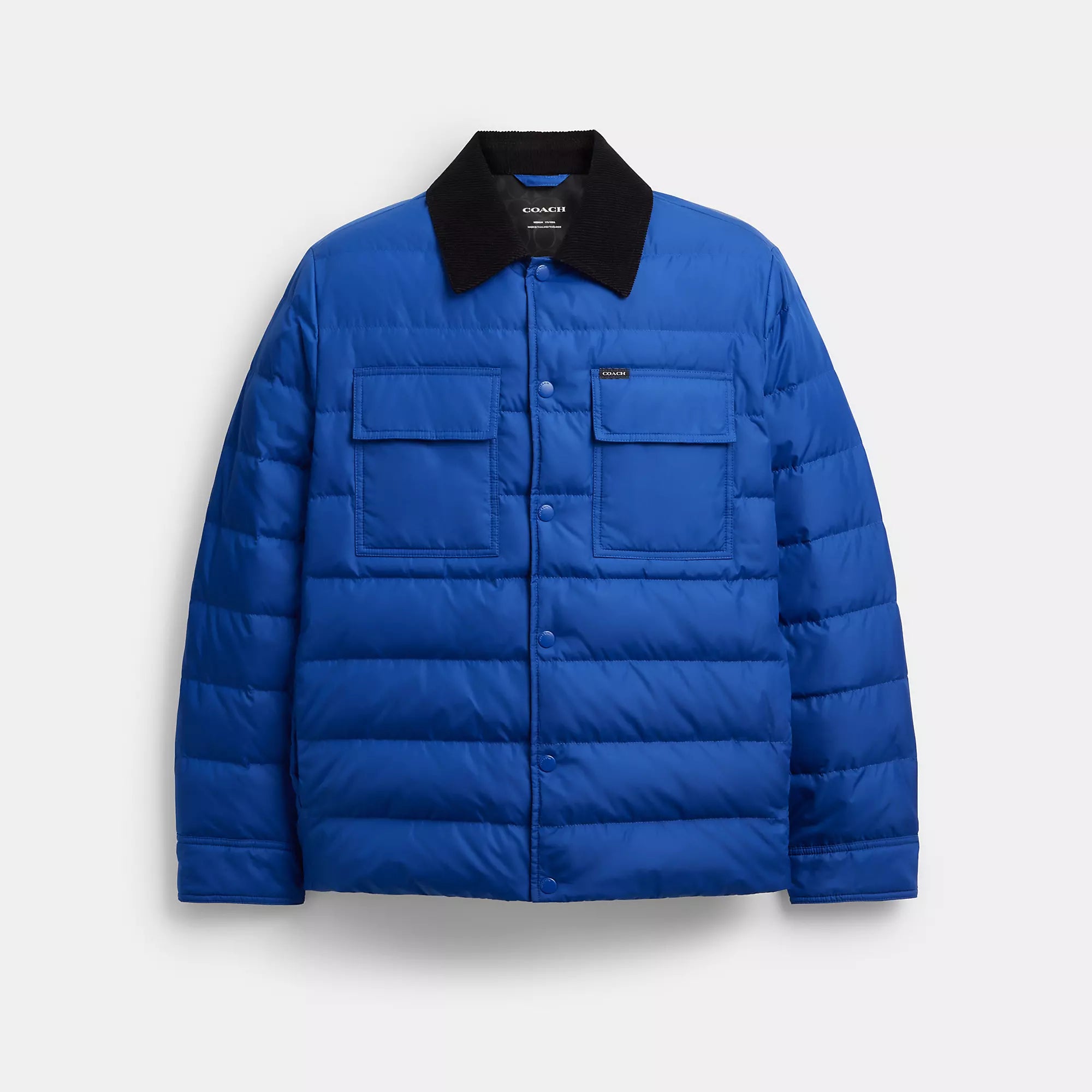 Coach Outlet Lightweight Shirt Down Jacket In Recycled Polyester